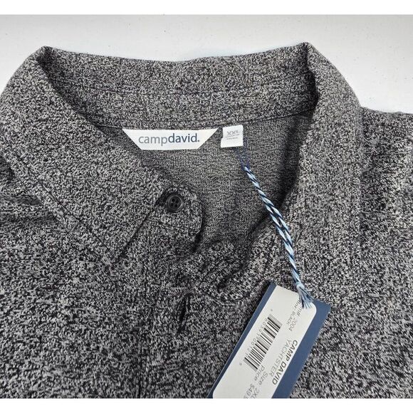 Camp David Mens Denison 1831 Polo Shirt Size XXL Gray - Picture 5 of 6